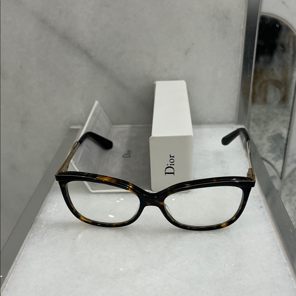 Dior Women's Brown Tortoise Glasses